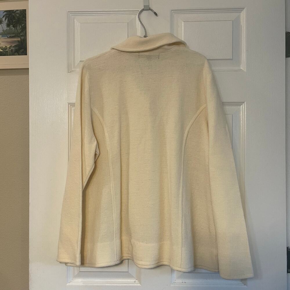 Harvé Bernard button down boiled wool jacket size 1X - Picture 2 of 12